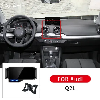Carro Elétrico do Telefone Móvel Para a Audi Q2L Ajuste Automático de Ventilação de Ar Interior Dashboard Titular Para o iPhone 11 12 Huawei